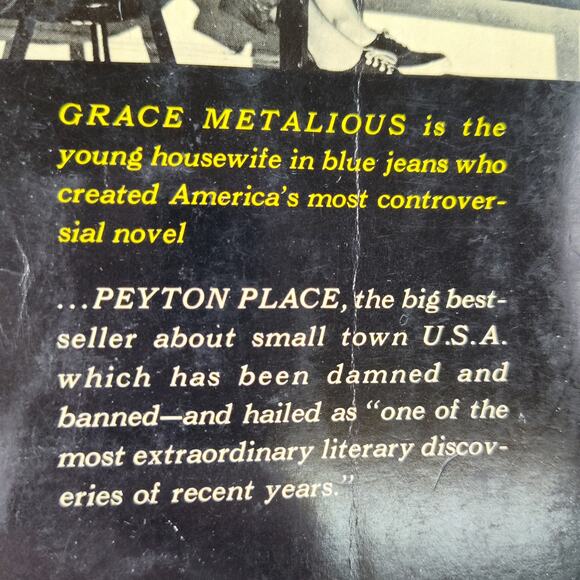 PEYTON PLACE Grace Metalious 1965 Dell 24th Printing Paperback - Picture 6 of 12